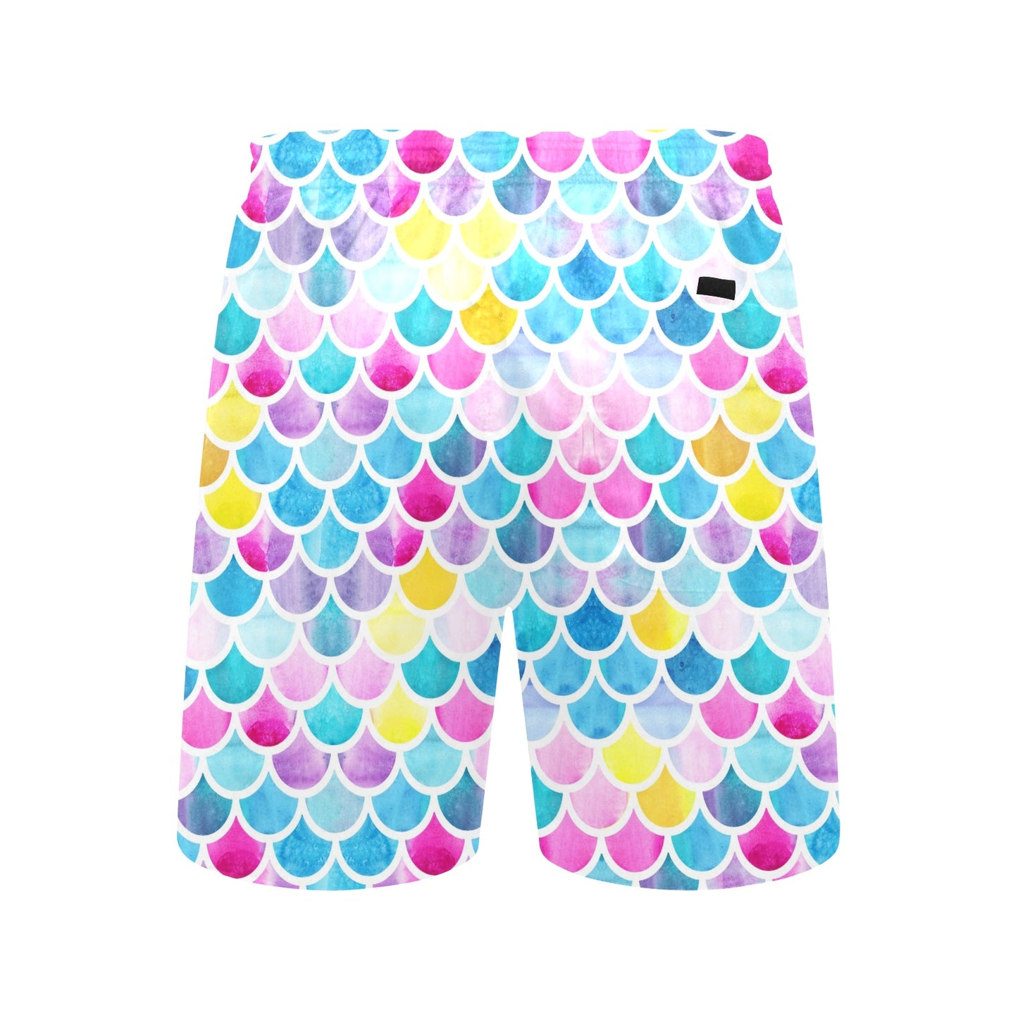 Scales Print Design LKS402 Men's Swim Trunks Beach Shorts