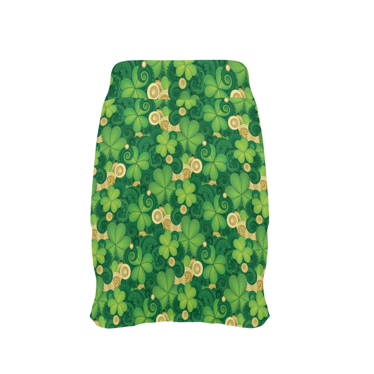 Shamrock Print Design LKS301 17" Golf & Pickleball Skort with Pockets