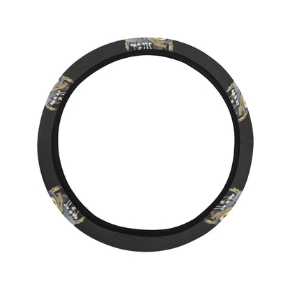 Mummy Print Design LKS304 Steering Wheel Cover with Elastic Edge