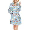 Sushi Print Design LKS303 Women's Fleece Robe