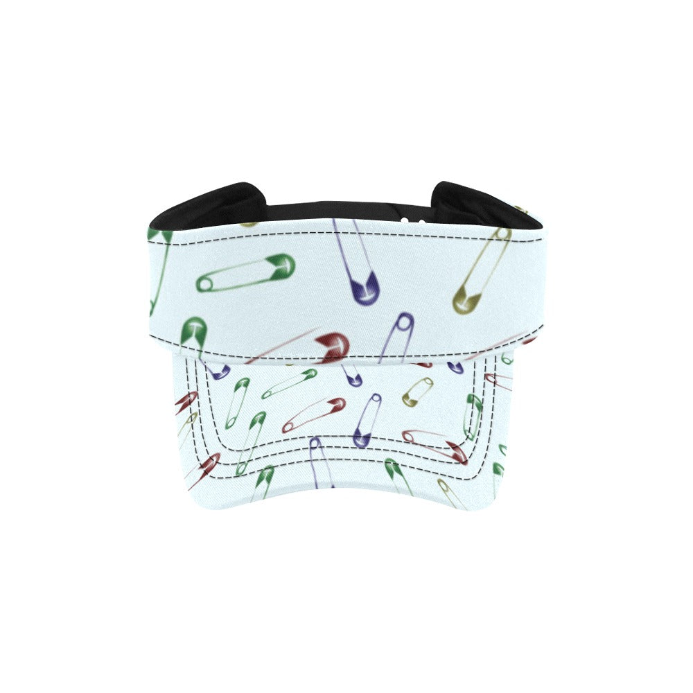 Safety Pin Print Design LKS303 Unisex Sun Visor
