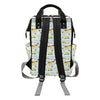 School Bus Back To School Print Design LKS303 Diaper Bag Backpack