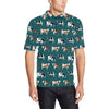 Cattle Print Design LKS404 Men Polo Shirt