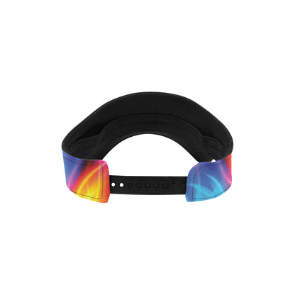 Flame Fire Blue Design Print Unisex Sun Visor