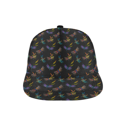 Dragonfly Colorful Realistic Print Snapback Cap