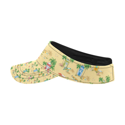 Beach Themed Pattern Print Design 01 Unisex Sun Visor