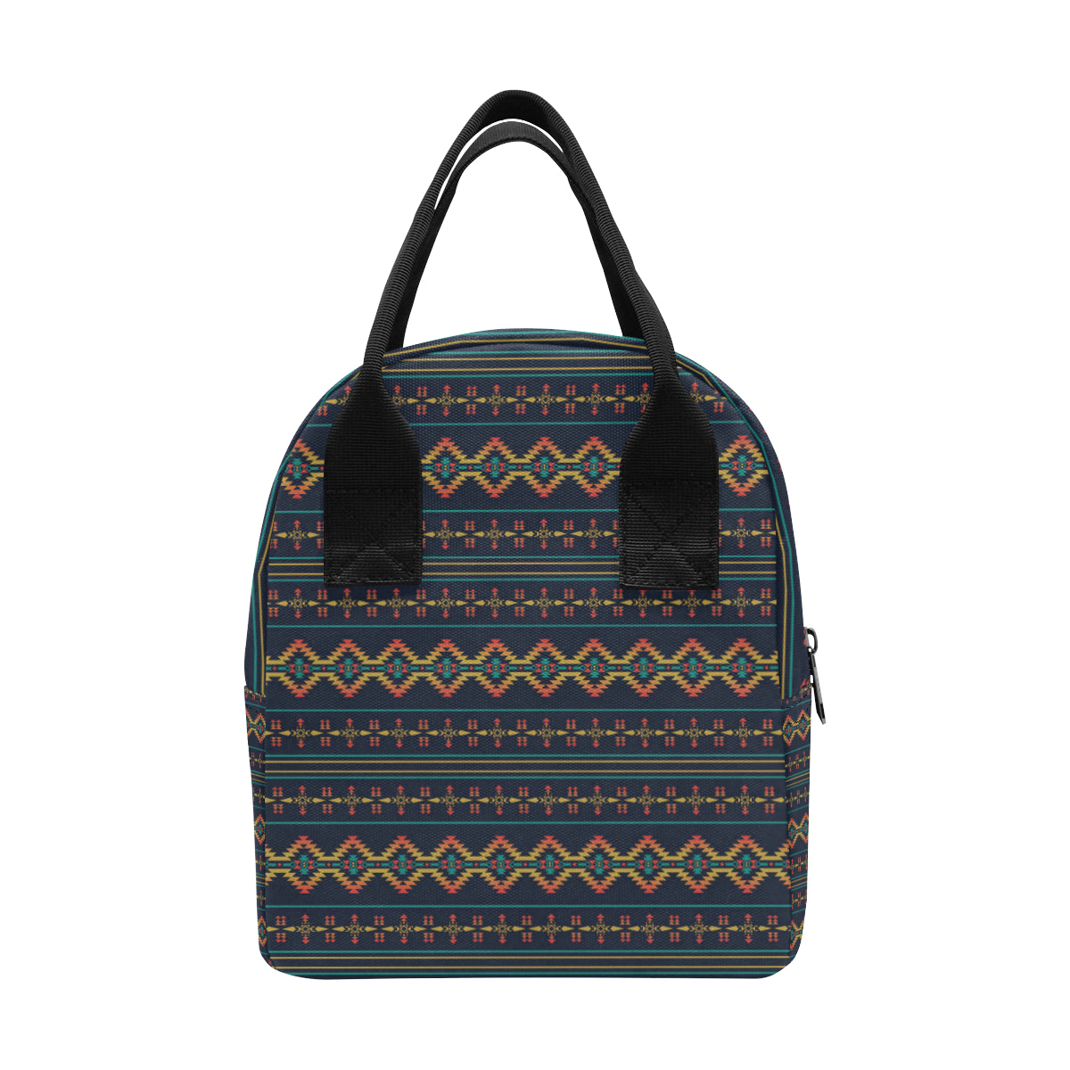 Southwest American Design Themed Print Insulated Lunch Bag