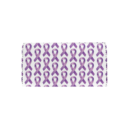 Pancreatic cancer Pattern Print Design A01 Women's Trifold Wallet