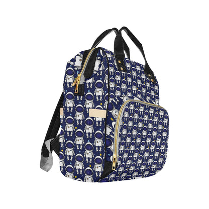 Astronaut Pattern Print Design 01 Diaper Bag Backpack