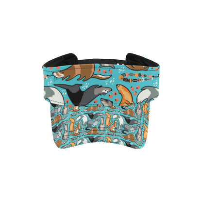 Ferret Pattern Print Design 03 Unisex Sun Visor