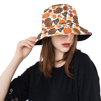 Thanksgiving Print Design LKS304 Unisex Bucket Hat
