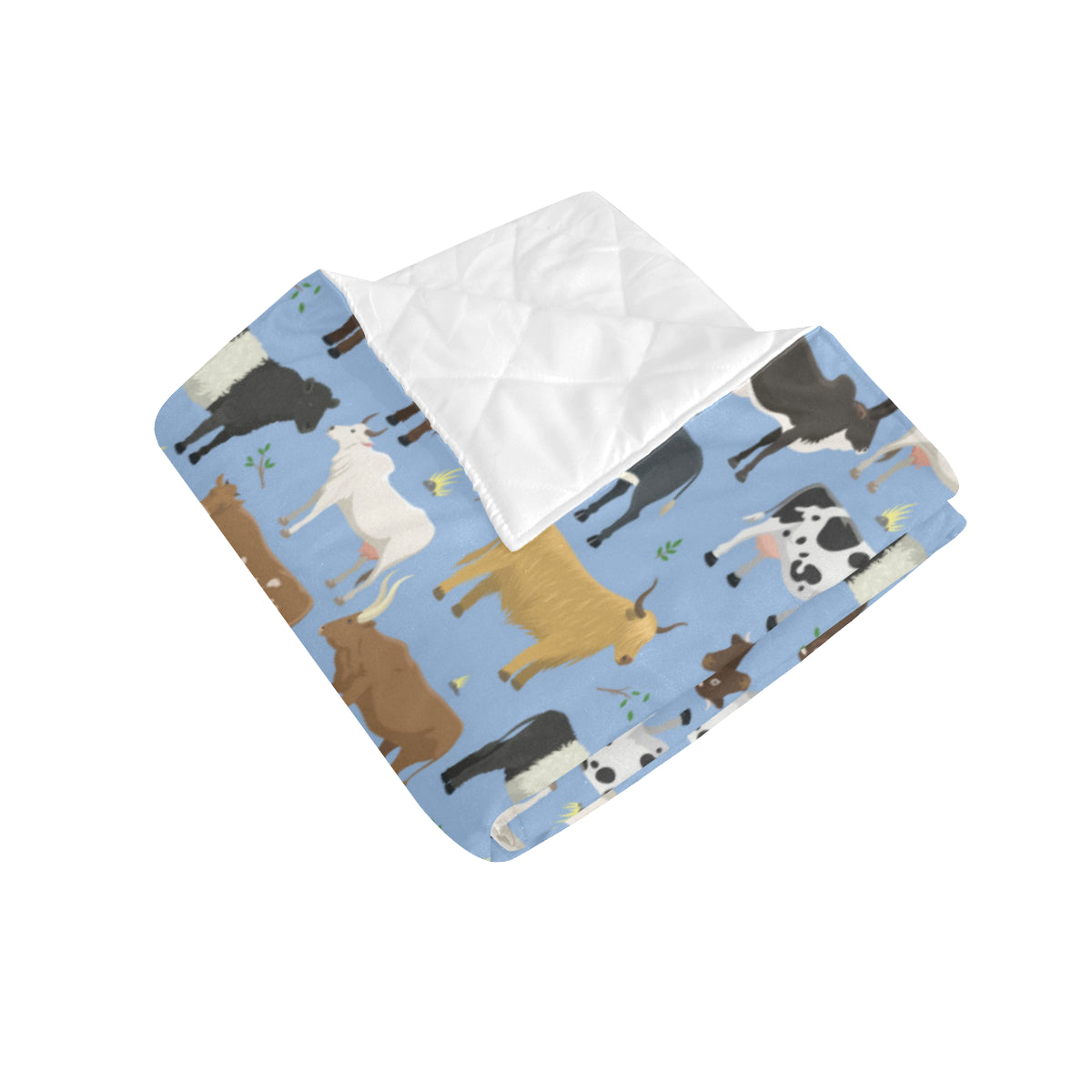 Cattle Pattern Print Design 02 Premium Quilt