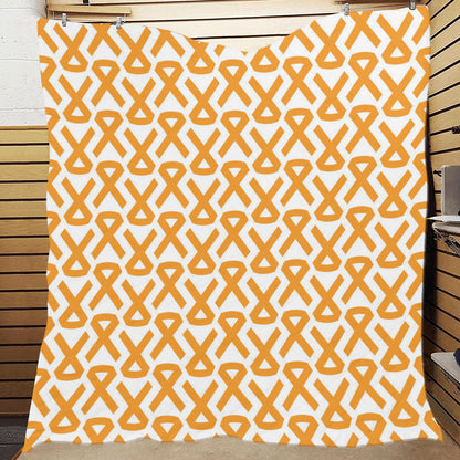 Appendix cancer Pattern Print Design 02 Premium Quilt