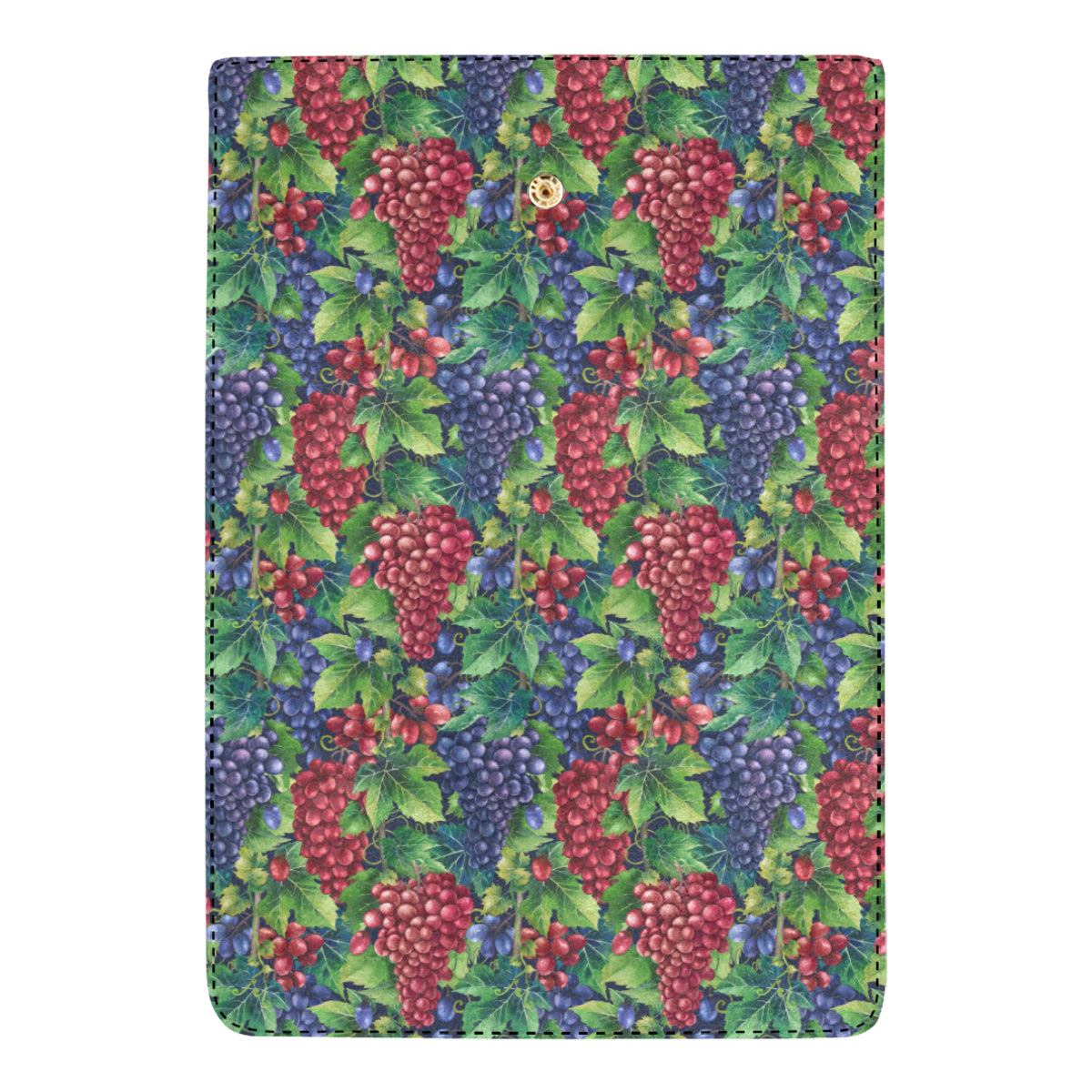 Grape Pattern Print Design GP02 Women's Trifold Wallet