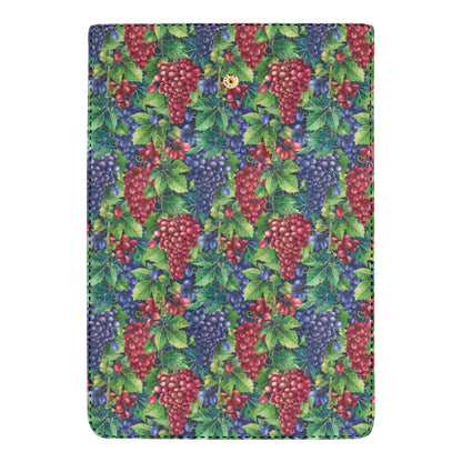 Grape Pattern Print Design GP02 Women's Trifold Wallet