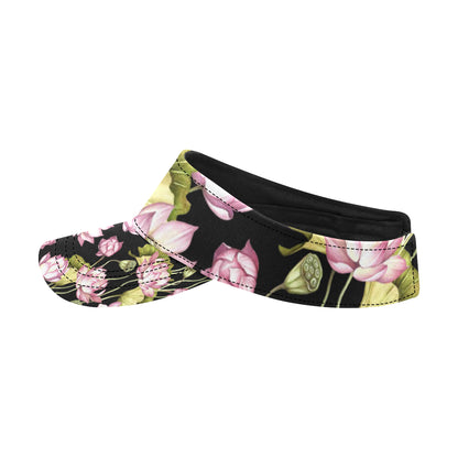 Water Lily Pattern Print Design WL06 Unisex Sun Visor