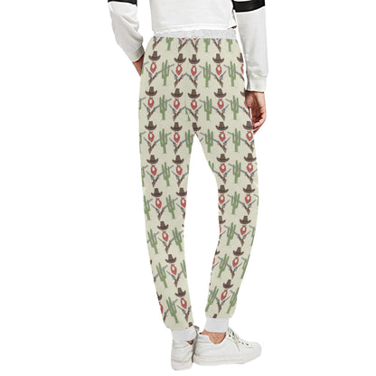 Western Cowboy Print Unisex Sweatpants