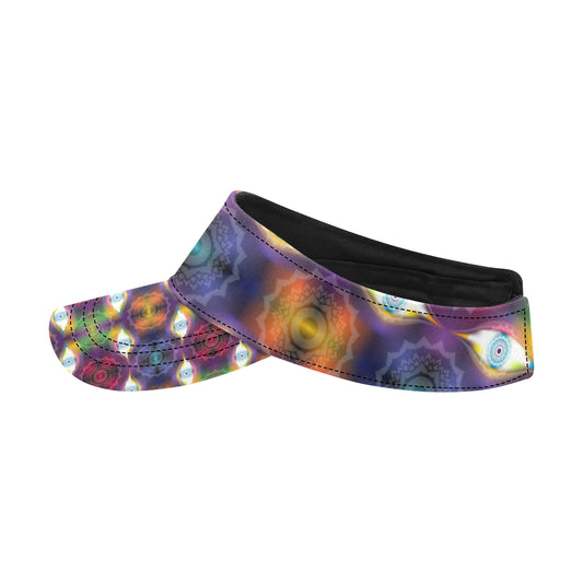 Chakra Eye Print Pattern Unisex Sun Visor
