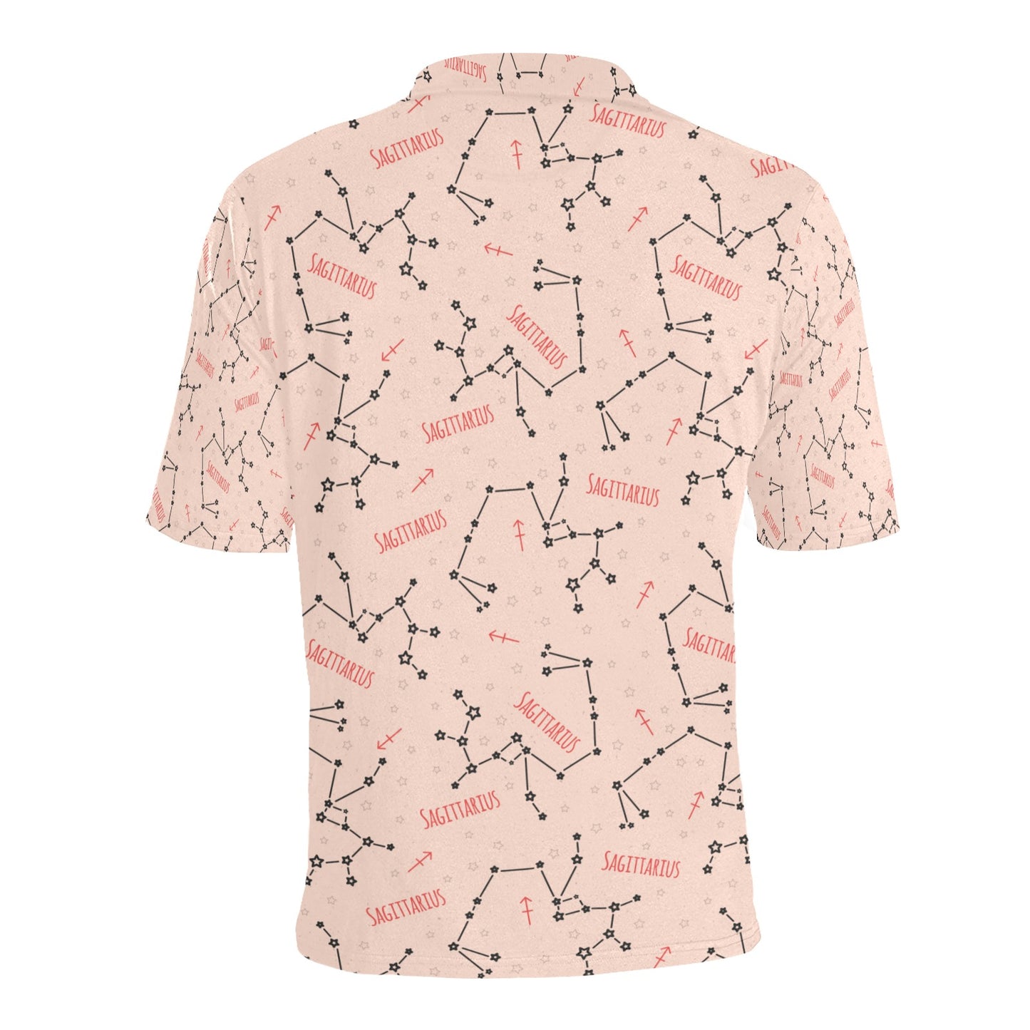 Sagittarius Star Print Design LKS302 Men Polo Shirt