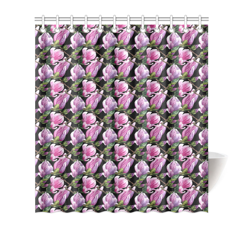 Magnolia Pattern Print Design MAG011 Shower Curtain