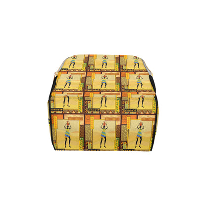 African Girl Design Diaper Bag Backpack