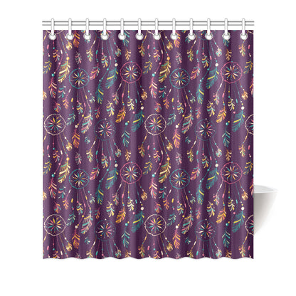 Dream Catcher Boho Design Shower Curtain