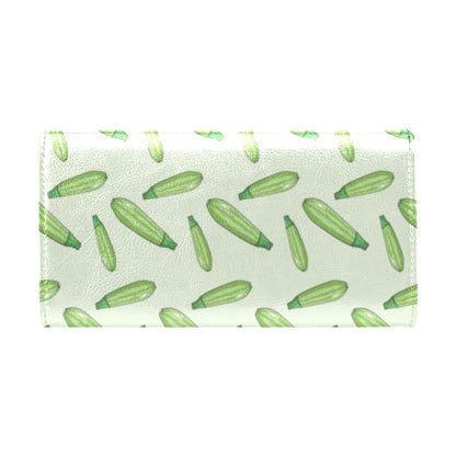 Zucchini Print Design LKS302 Women's Trifold Wallet