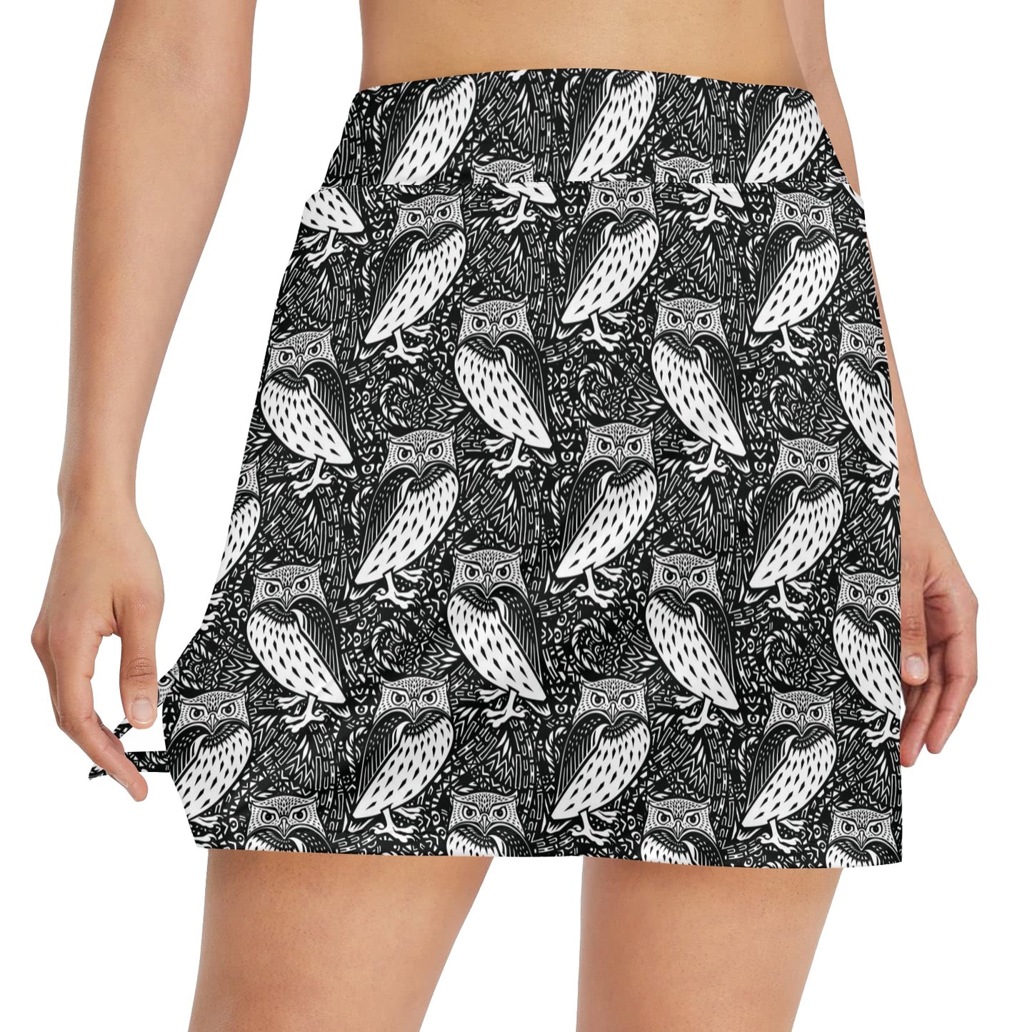 Tribal Pattern Print Design LKS308 17" Golf & Pickleball Skort with Pockets
