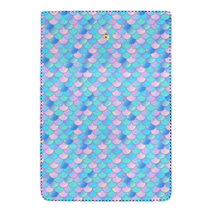 Mermaid Scales Pastel Pattern Print Design 07 Women's Trifold Wallet