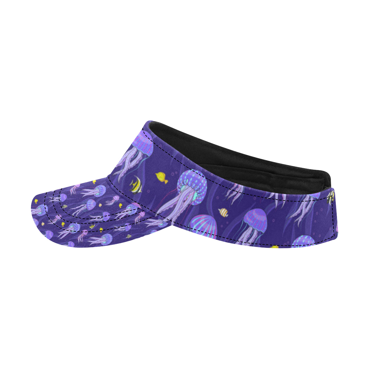 Jellyfish Style Print Unisex Sun Visor