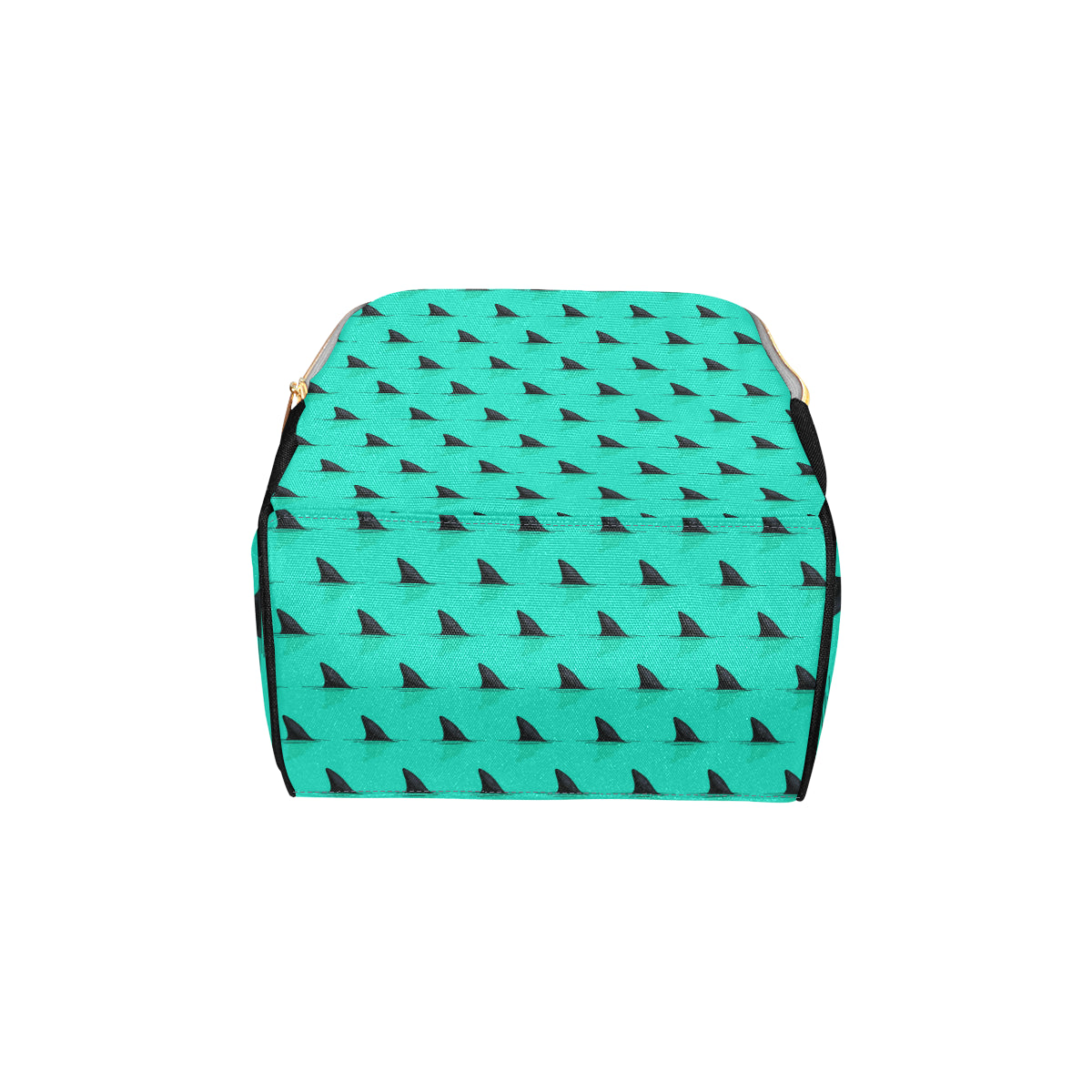 Shark Fin Pattern Diaper Bag Backpack