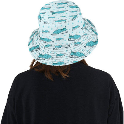 Snowmobile Print Design LKS301 Unisex Bucket Hat