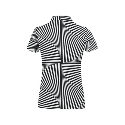 Vortex Print Design LKS302 Women's Polo Shirt