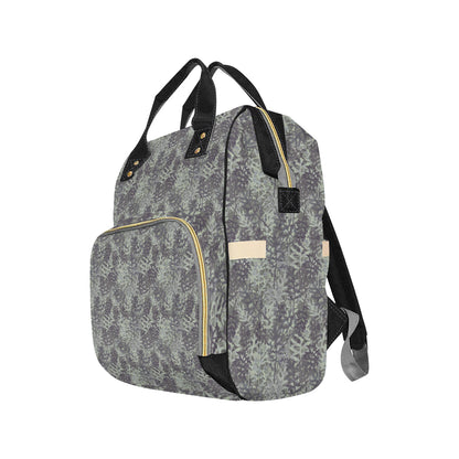 Camouflage Fern Pattern Print Design 05 Diaper Bag Backpack
