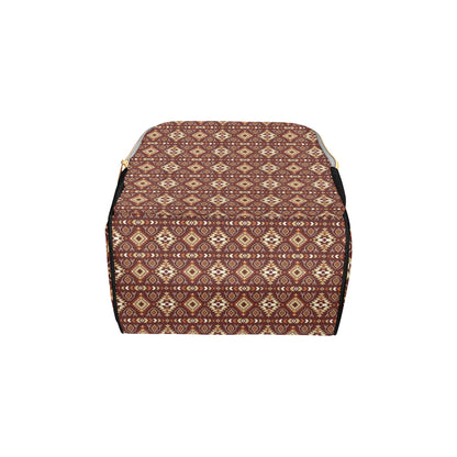 Navajo Native Color Print Pattern Diaper Bag Backpack