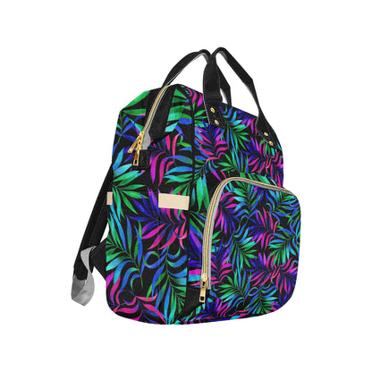 Tropical Flower Pattern Print Design TF010 Diaper Bag Backpack