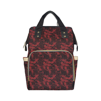 Gecko Pattern Print Design 04 Diaper Bag Backpack