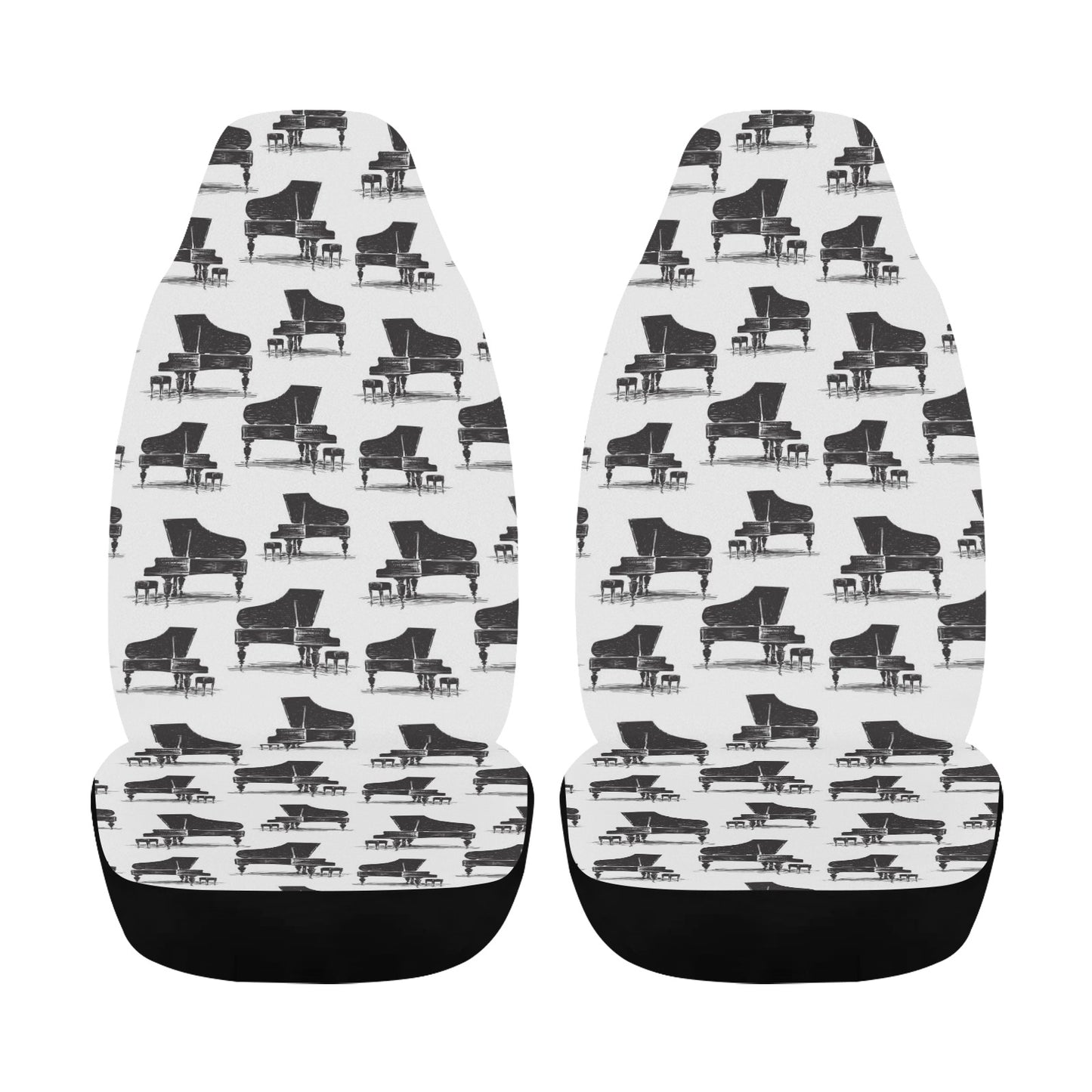 Piano Print Design LKS401 Car Seat Covers