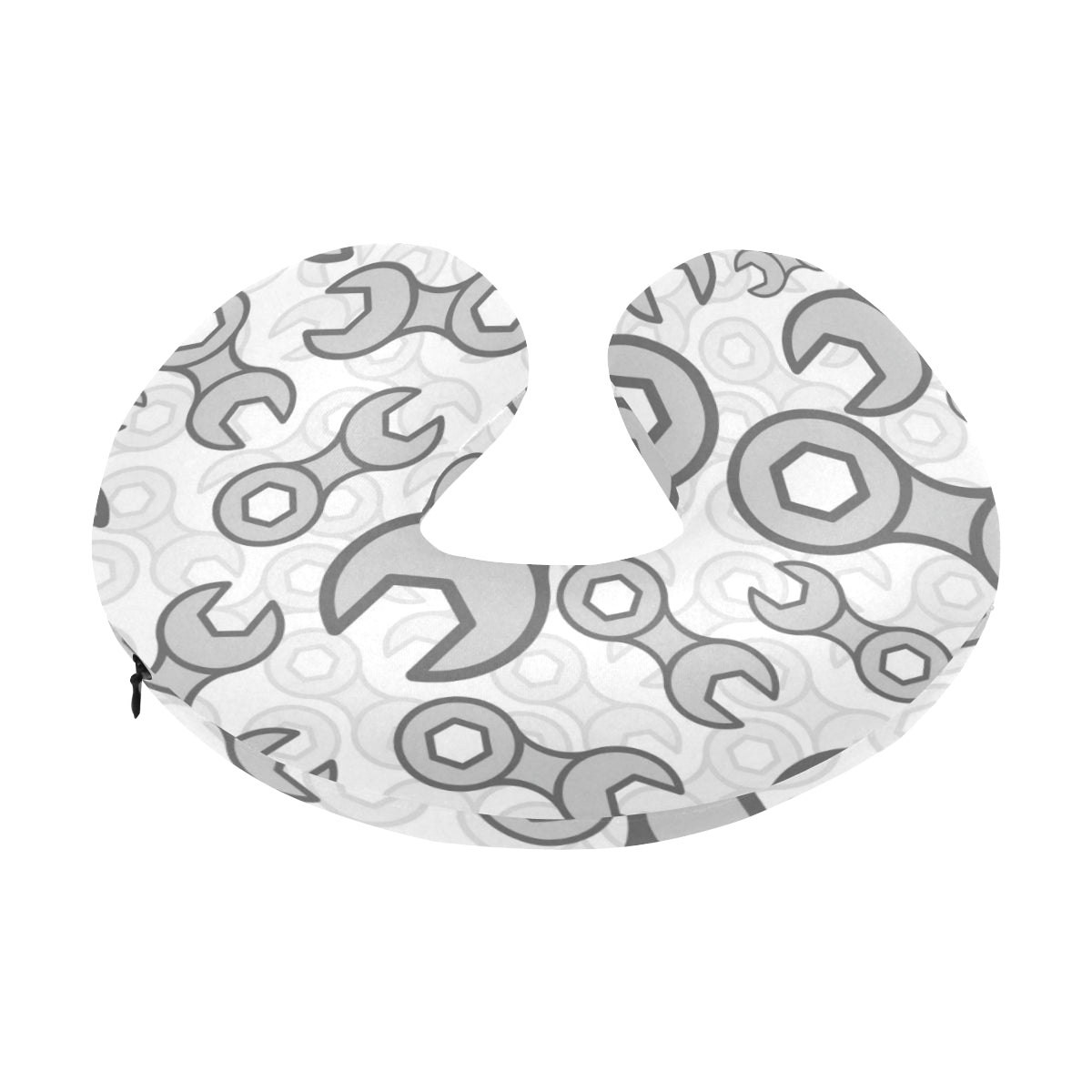 Mechanic Pattern Print Design 05 U-Shaped Travel Neck Pillow