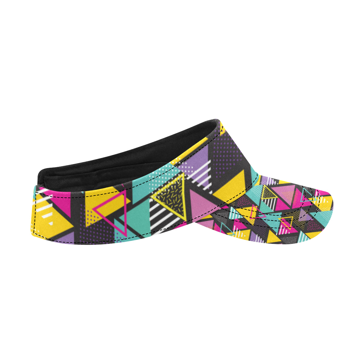 Geometric Colorful Pattern Print Design 02 Unisex Sun Visor