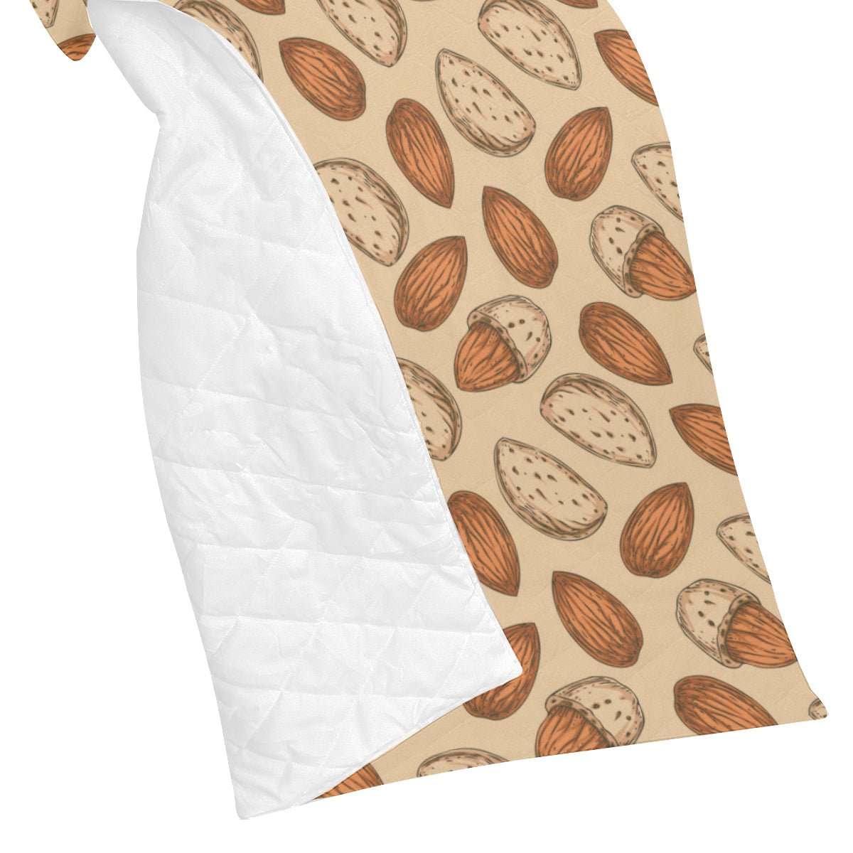 Almond Pattern Print Design 04 Premium Quilt