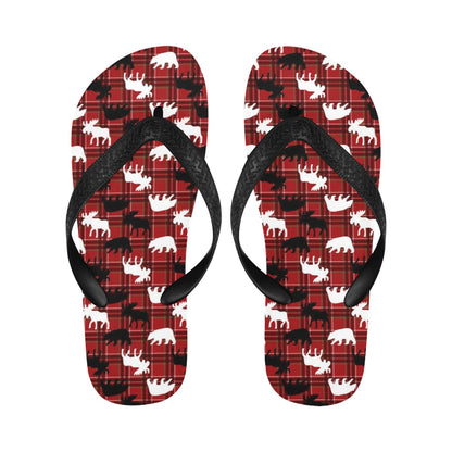 Moose Print Design LKS401 Flip Flops