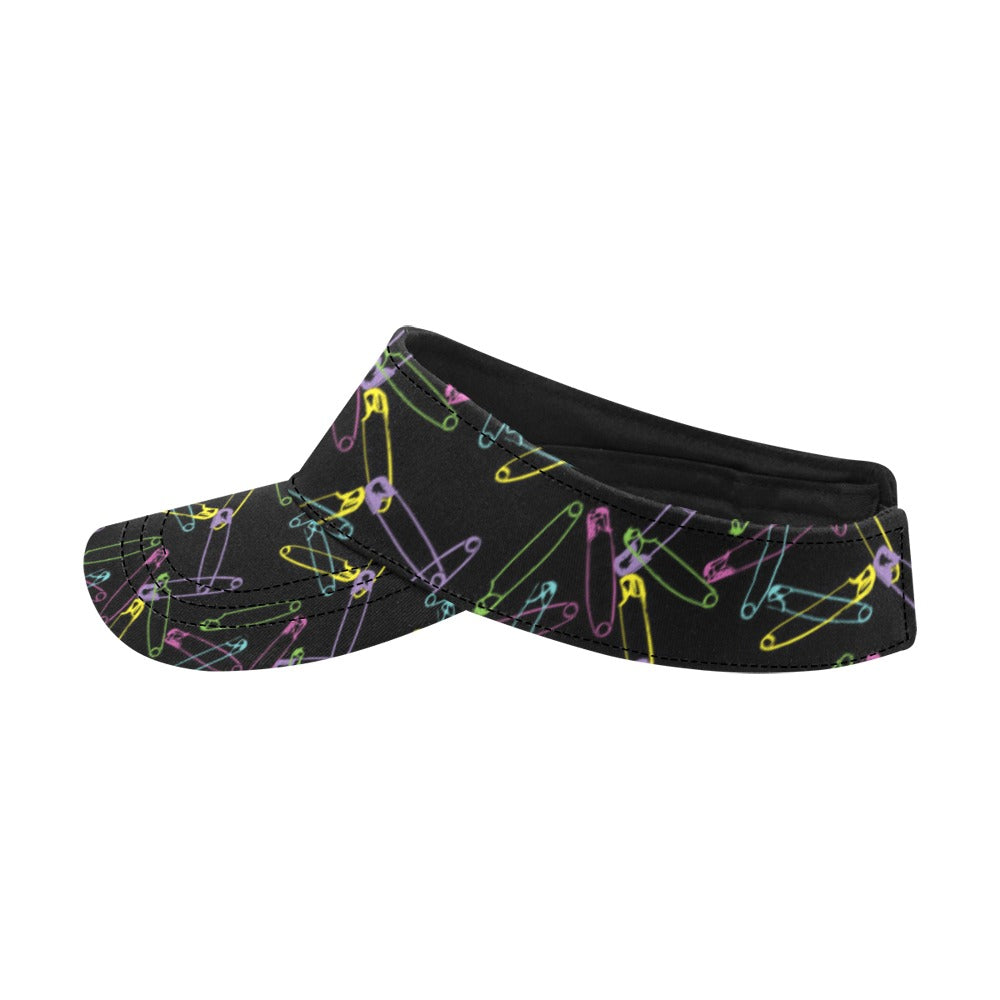 Safety Pin Print Design LKS304 Unisex Sun Visor