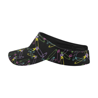 Safety Pin Print Design LKS304 Unisex Sun Visor