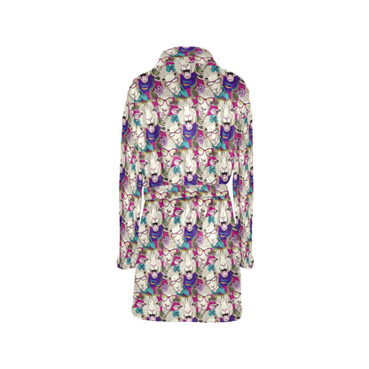 Sheep Print Design LKS403 Women's Fleece Robe
