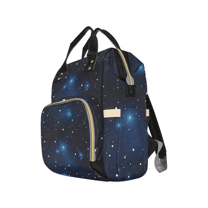 Night sky Pattern Print Design A02 Diaper Bag Backpack