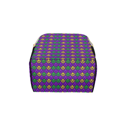 Mardi Gras Pattern Print Design 02 Diaper Bag Backpack
