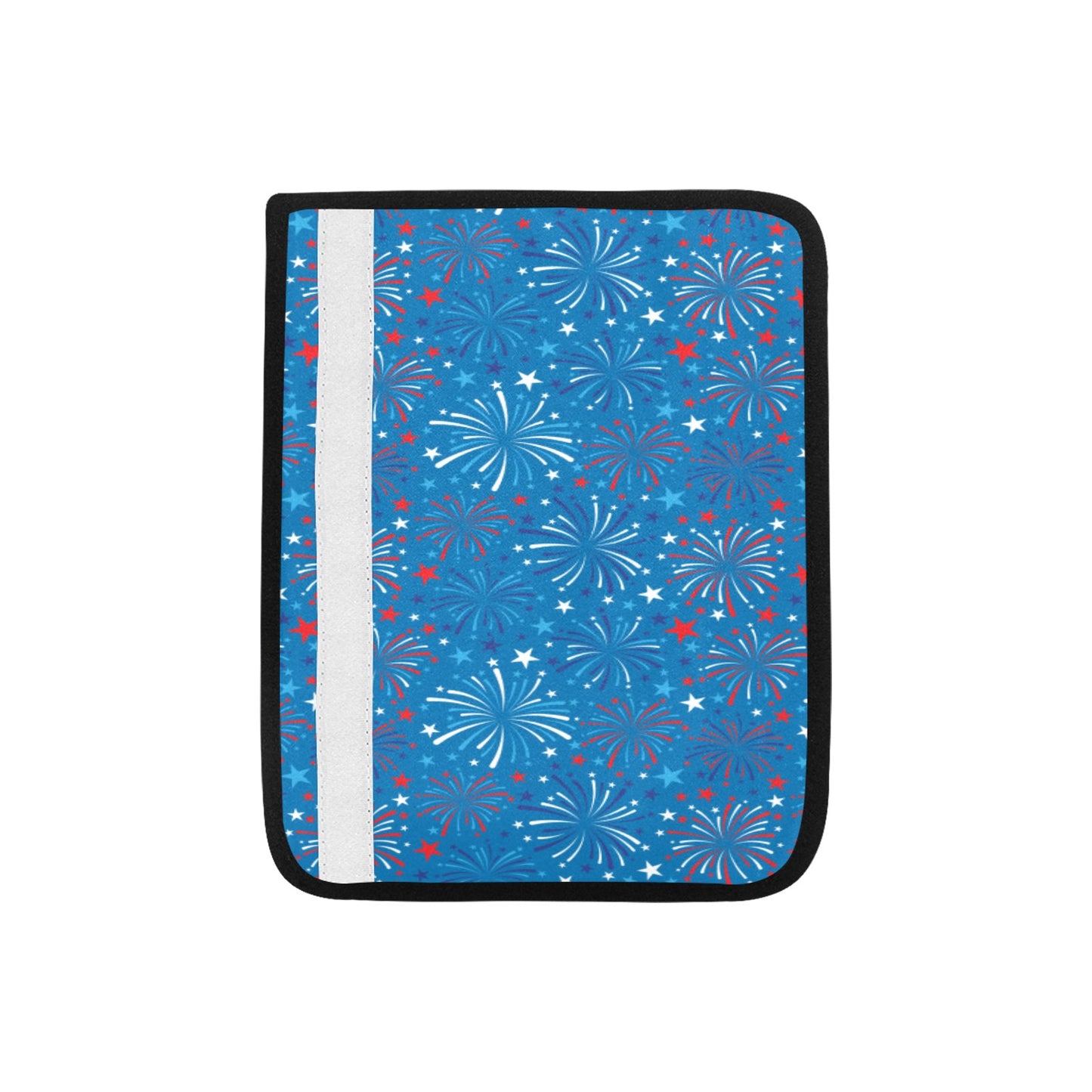 Firework Celebration Print Design LKS304 Car Seat Belt Cover