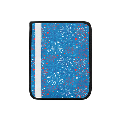 Firework Celebration Print Design LKS304 Car Seat Belt Cover