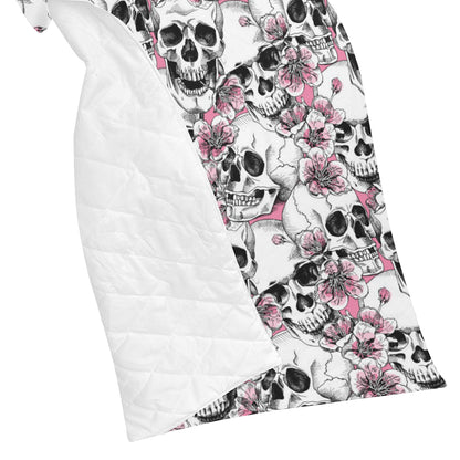 Cherry Blossom Pattern Print Design CB03 Premium Quilt